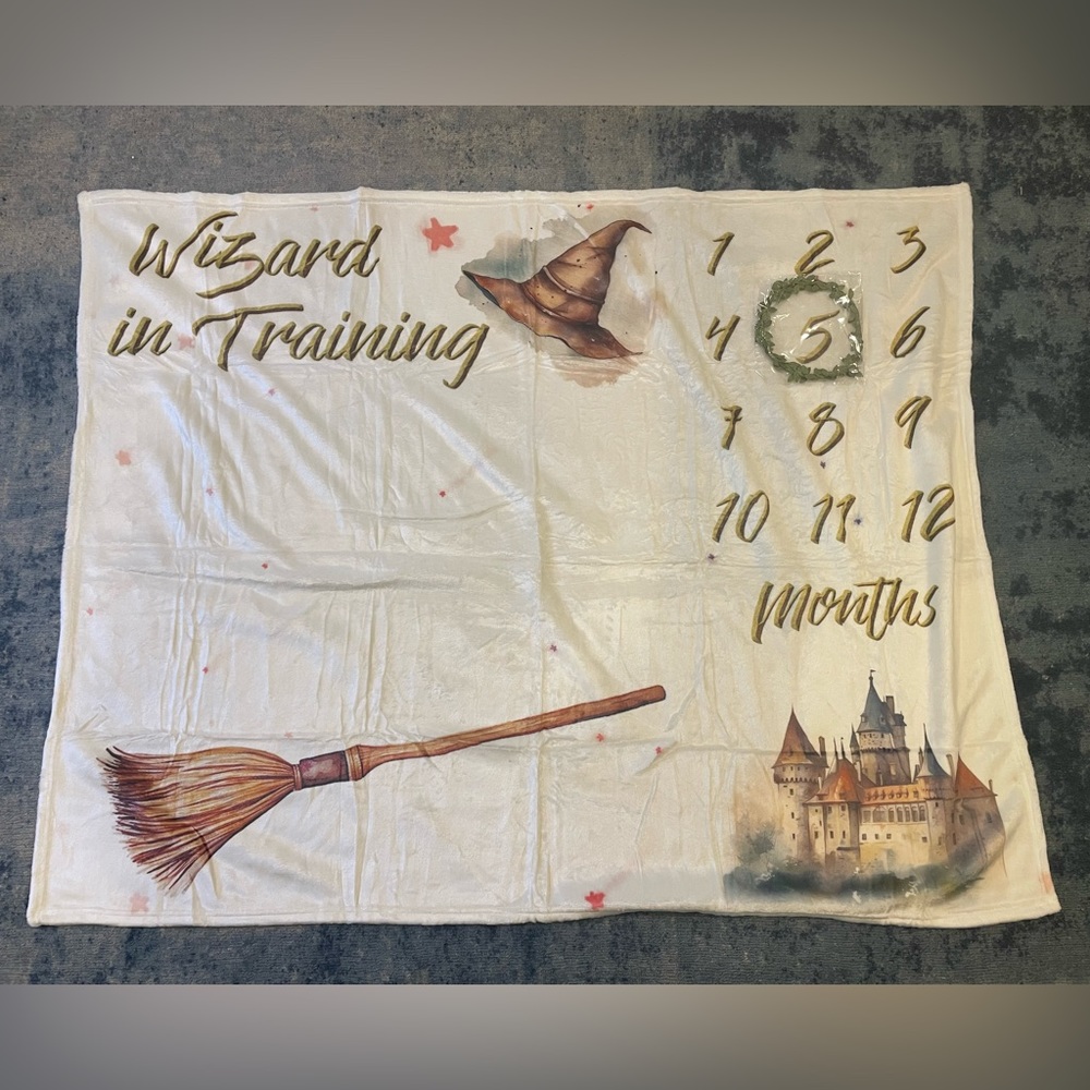 Harry Potter Baby Milestone Blanket